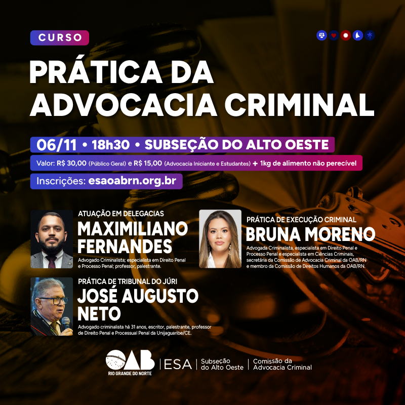 Prática da Advocacia Criminal Alto oeste