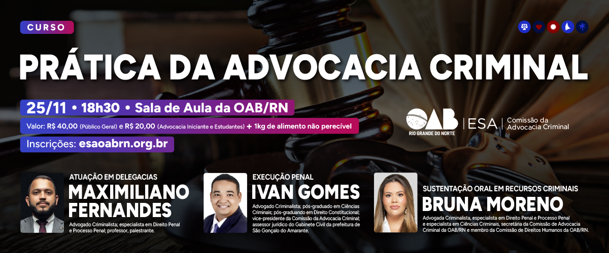 Curso de Prática na advocacia criminal